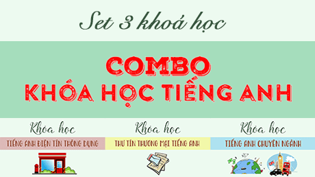 A course image of 【Combo】Khoá học tiếng Anh - Set 3 khoá học
