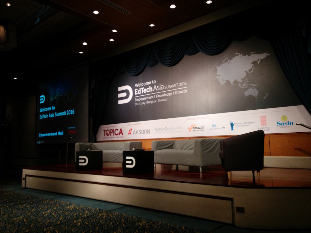 EdTech Asia 2016 Main Hall